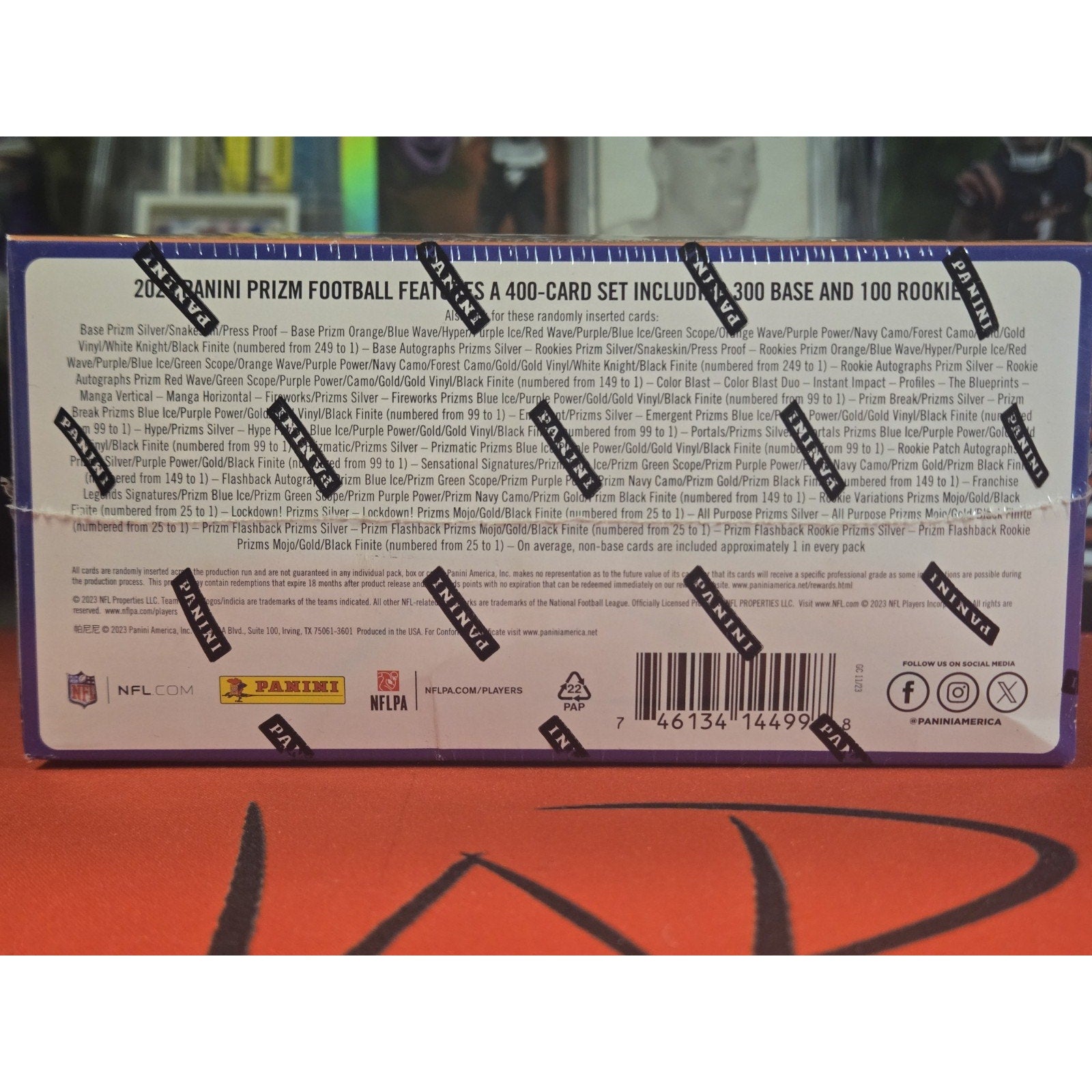 Sealed 2023 Panini Prizm Football Hobby Box